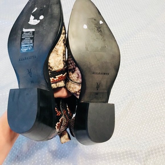 Allsaints Darcy leather pointed toe bootie - Picture 12 of 13